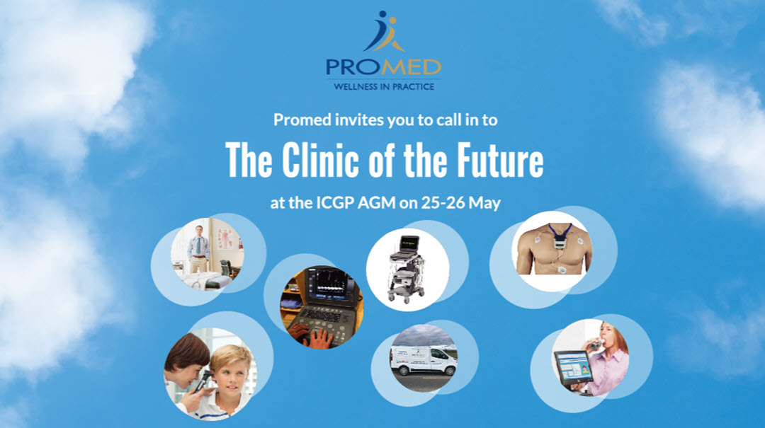 Visit our Clinic of The Future at the ICGP AGM on 25-26 May