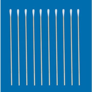 Megro Medi-Wood Non-Sterile Cotton Swabs, 4mmx15cm (100 Pack)