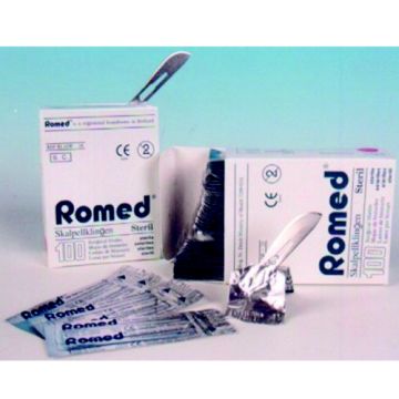 Romed Scalpel Blades Without Handle x 100