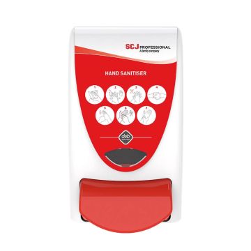 Deb Cutan Hand Sanitiser Dispenser Red