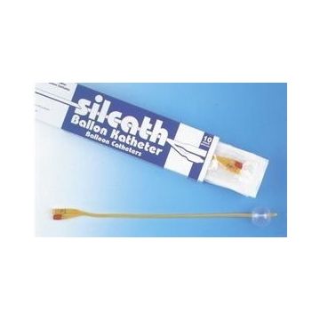 Servoprax Silcoat Foley Catheter, CH20 (10 Pack)