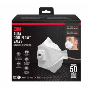 DUST MASKS - 3M FFP3 9332  x 120