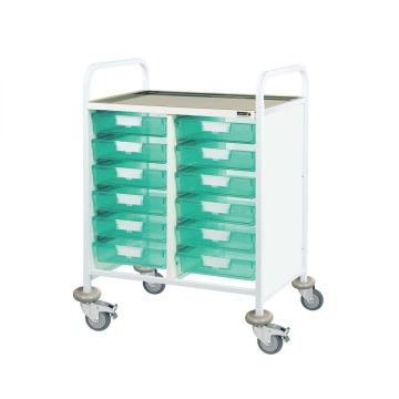Tray (only)Double Depth for Vista 60 Trolley Green