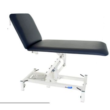 2 Section Electric Mediplinth (Dark Grey) with paper roll holder