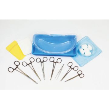 Single-use Vasectomy Pack for performing vasectomy procedures.