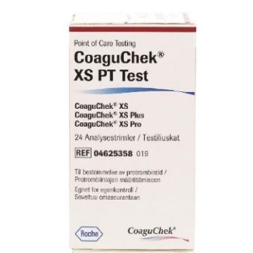 CoaguChek XS Plus Test Strips x 24