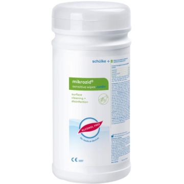 schülke mikrozid alcohol free wipes, Tub (200 Wipes)