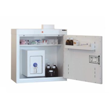 Sunflower Medicine Cabinet with inner Controlled Drug Cab (H)60x(W)60x(D)30cm