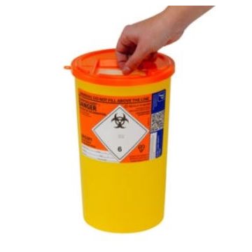 Sharpsguard Sharps Bin Orange, 5L (Single Unit)