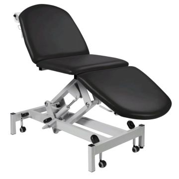 Sunflower 3 Section Hydraulic Plinth (Black)