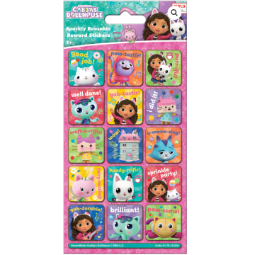 Paper Project Gabbys Doll house Reward Stickers (12 Pack)