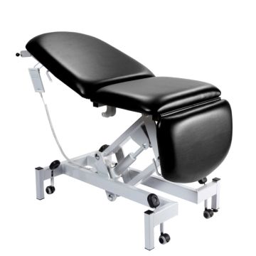 Fusion Drop End Multi Discipline Couch - (Black) Hydraulic + gas assisted