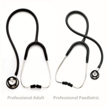WA Professional Adult Stethoscope (Black)
