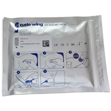 custo wing Premium disposable patch electrode 1 pack of 40pcs