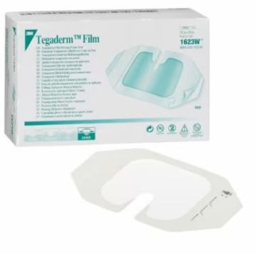 3M Tegaderm Transparent Film Dressing, Frame Style, 6cmx7cm (100 Pack)