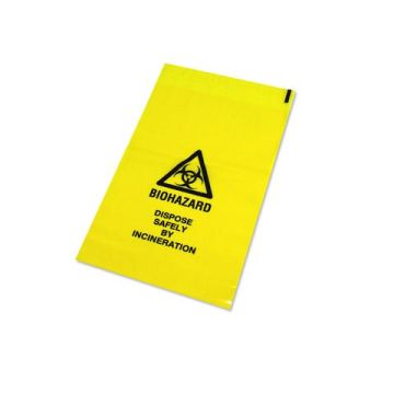 Clinical Waste Bags - Yellow - Pack of 500 (43x66cm) 20L