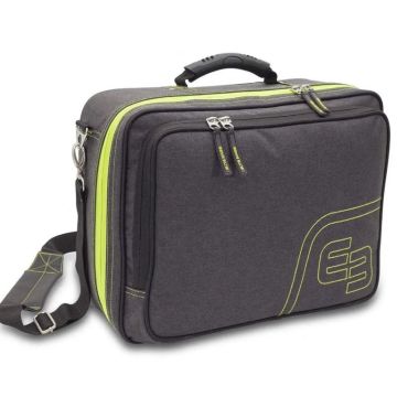 Doctors Medical Bag Polyester Grey/Green x 1