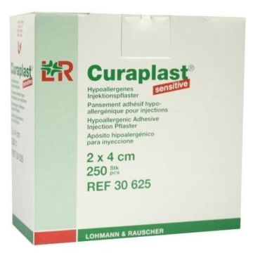 Lohmann & Rauscher Curaplast Sensitive Adhesive Plaster, 2x4cm(250 Pack)