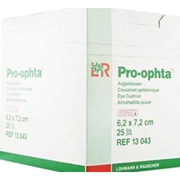 Lohmann & Rauscher Pro-ophta Eye Pad, Sterile, 6.2cmx7.2cm (25 Pack)