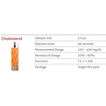 Cholesterol Test Strips x pack of 10 for Procheck Advance Multi-Functional Monitoring System