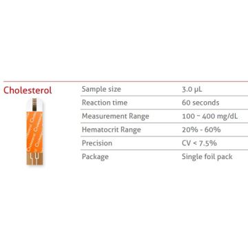 Cholesterol Test Strips x pack of 10 for Procheck Advance Multi-Functional Monitoring System