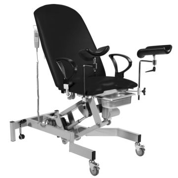 Fusion Gynae Couch, 2 Section electric, Black