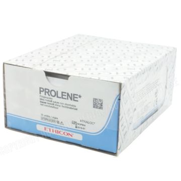 Johnson & Johnson Ethicon Prolene Polypropylene Suture, 45cm (l), Size 5-0 (36 Pack)