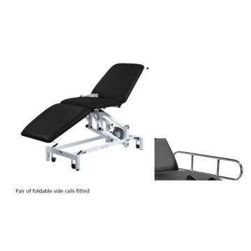 Sunflower 3 Section Electric Plinth (Black)+ Side Rails (1 Pair)