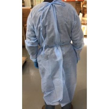 Sogeva Non-Woven Disposable Gown, 30gr (10 Pack)