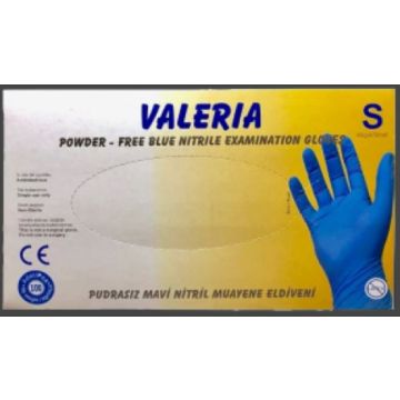 Valeria Nitrile Glove (Blue) Powder Free x 200