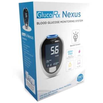 GlucoRx Nexus Meter - blood glucose monitoring System
