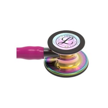 Littmann Cardiology IV Diagnostic Stethoskope High Polish Rainbow Finish Chestpiece Raspberry