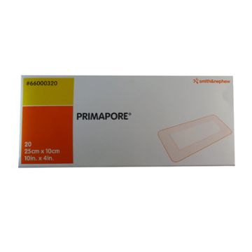 Smith & Nephew Primapore Dressing, 10cmx25cm (20 Pack)