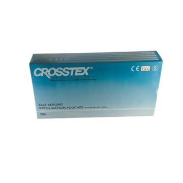 Crosstex Self Sealing Pouch (250x380mm) x 100