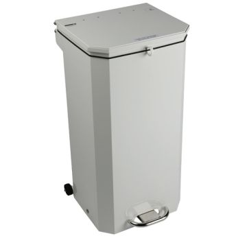 Sunflower 20L White Waste Disposal Bin