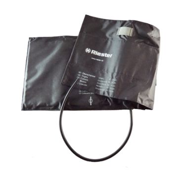Riester Single Tube Thigh Velcro Blood Pressure Cuff, 42-50cm (Single Unit)