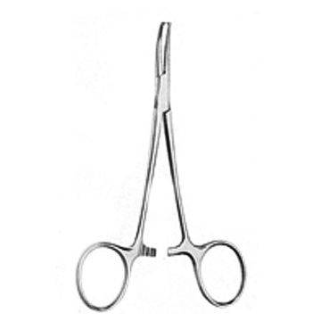 HEBU Medical Halstead Curved Mosquito Forceps, 12.5cm (Single Unit)