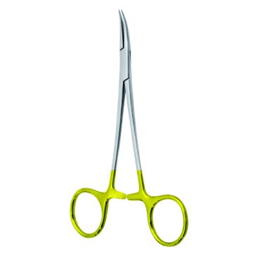 HEBU Medical Vasectomy Hermostat Curved Tip, 13cm (Single Unit)