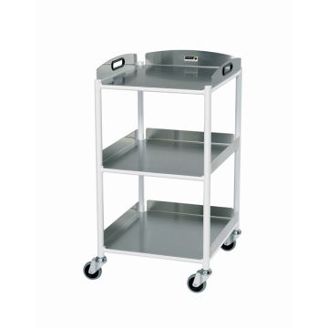 DT4 Dressing Trolley (3 SS Shelves)