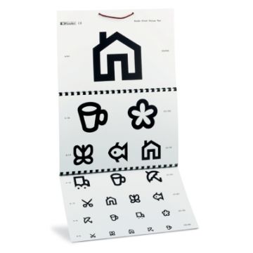 Eye Chart - Elliott Picture Test (6 Metre)