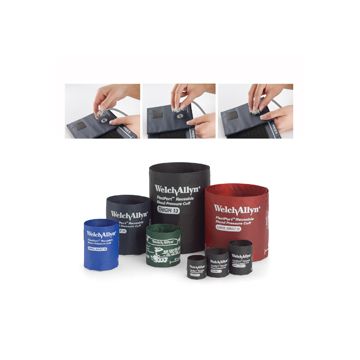 Welch Allyn Flexiport Reusable Blood Pressure Cuff, Size 06 Small Infant (Single Unit)