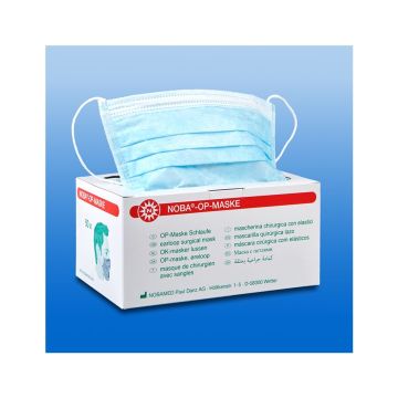 Surgical masks with earloops - blue x 50 Typ II R