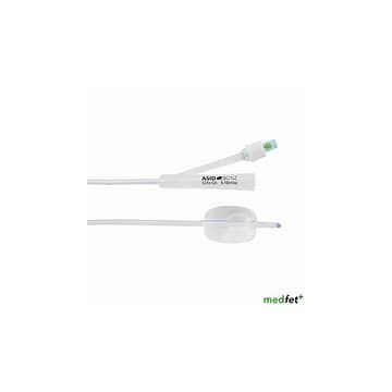 Norta Silicone balloon Catheter- Nelation tip- Latex Free Ch. 14, 10 ml Ballon