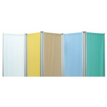 Three Panel Surgery Screen - White