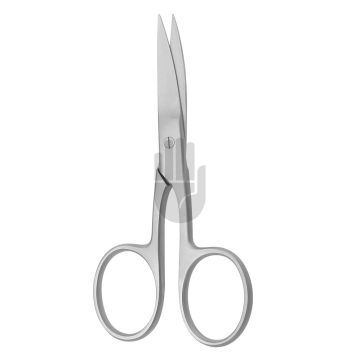HEBU Medical Curved Nail Scissors, 9cm (Single Unit)