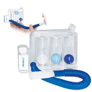 Megro Respiratory Exercises TRI-BALL (Single Unit)