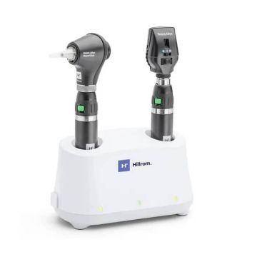 WA Desk Rechargable Set - Coaxial opthalmoscope and Macroview otoscope