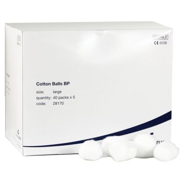Rocialle Sterile Cotton Wool Balls (5 Pack)