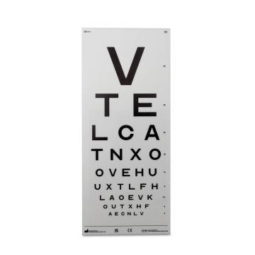 Keeler Snellen Panel HAL Direct ~Eye Chart, 6m (Single Unit)