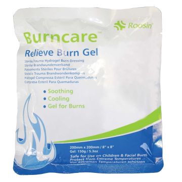 Roosin Medical Burn Dressing, 20cmx20cm (Single Unit)